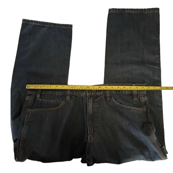 IG INSULATED GEAR Relaxed Fit‎ Carpenter Jeans 38x32 Buffalo Plaid Flannel-Lined - Picture 13 of 16